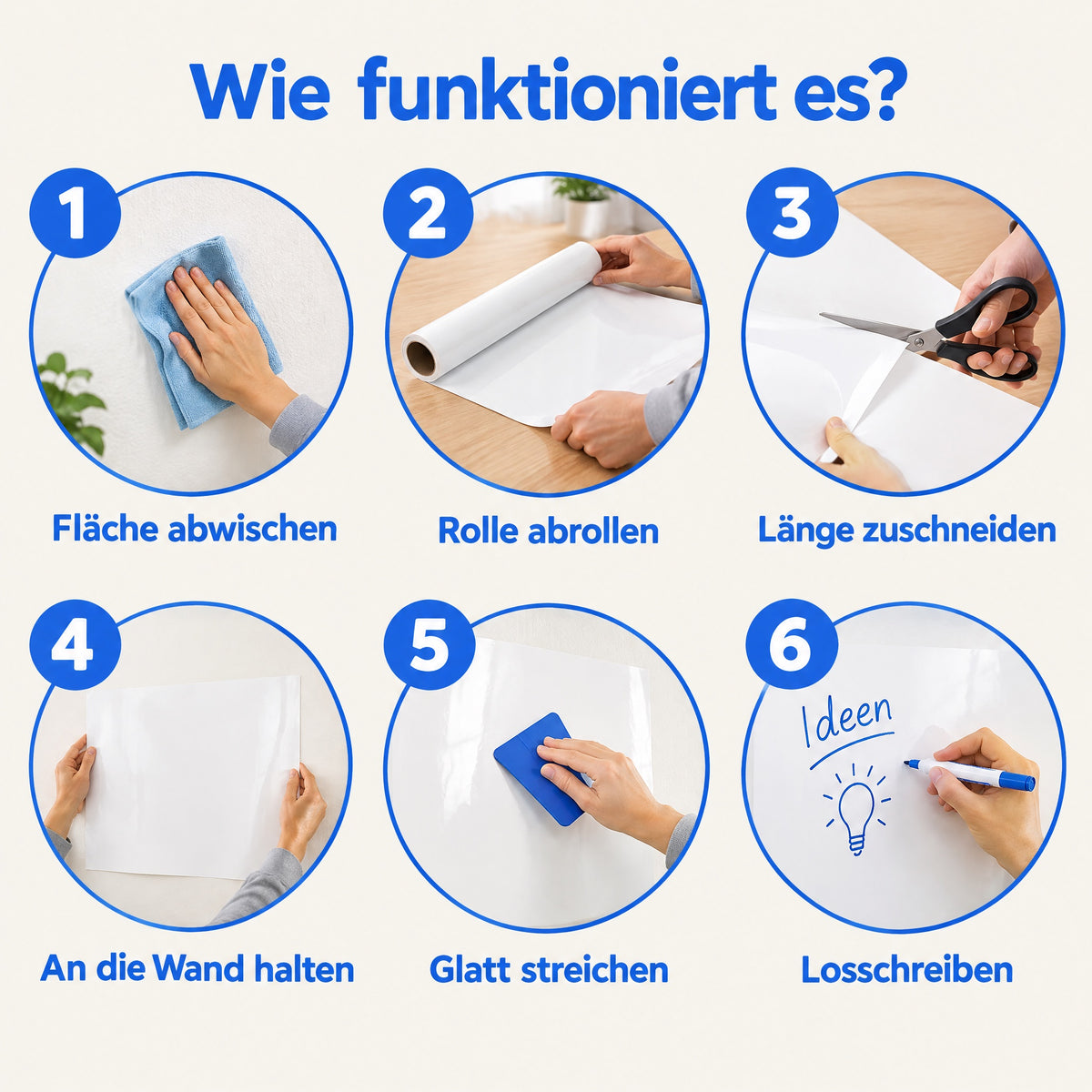 So bringst du das HaftBoard in 6 Schritten an